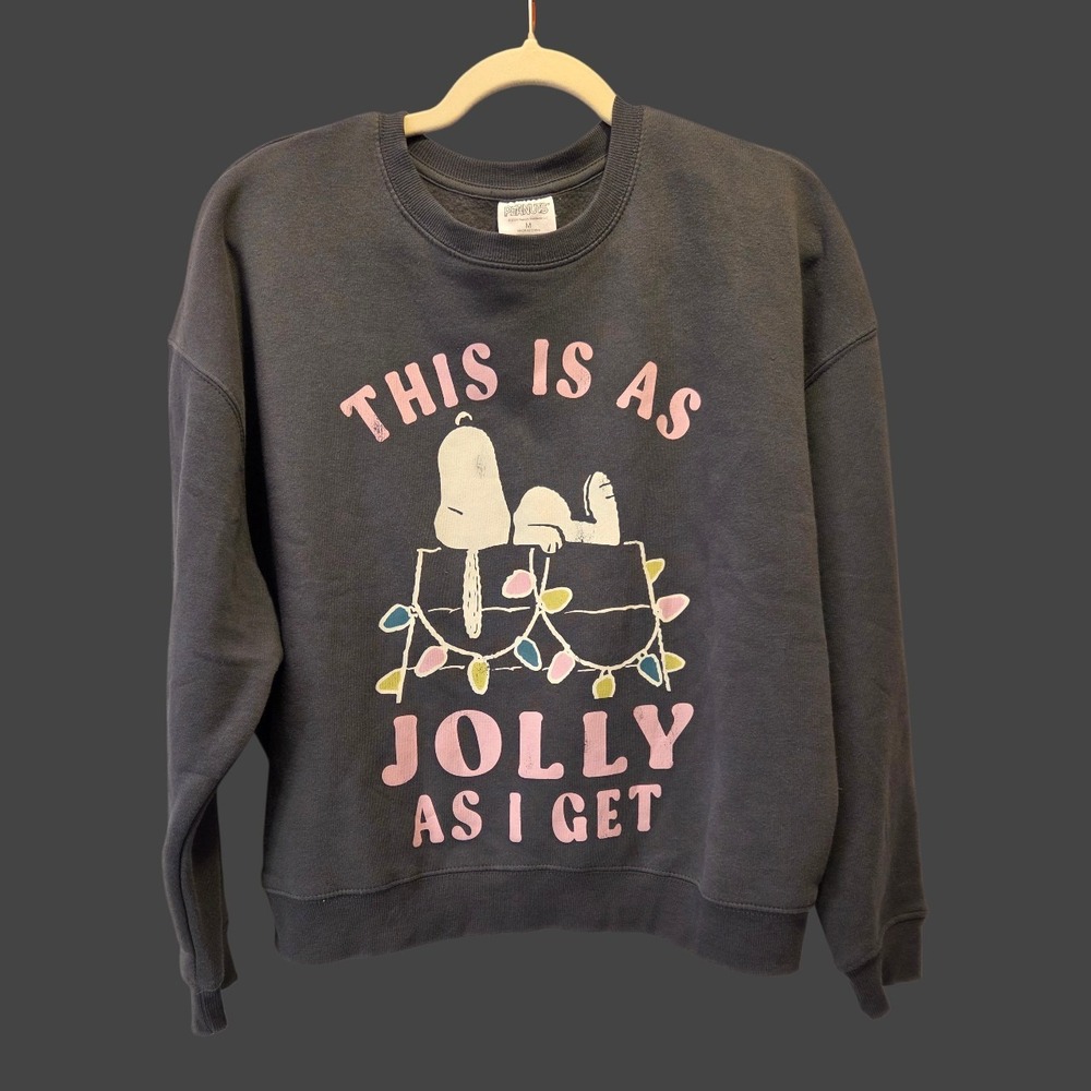 NWT Grayson Threads Crewneck Sweatshirt PEANUTS Snoopy Sz Medium